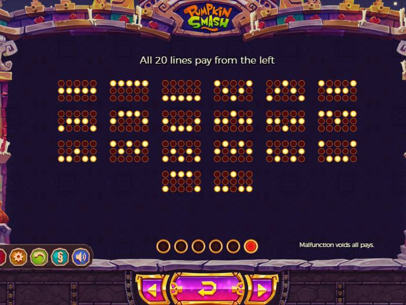 Активные линии Pumpkin Smash